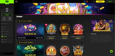 888 casino has quite a few jackpots to play for