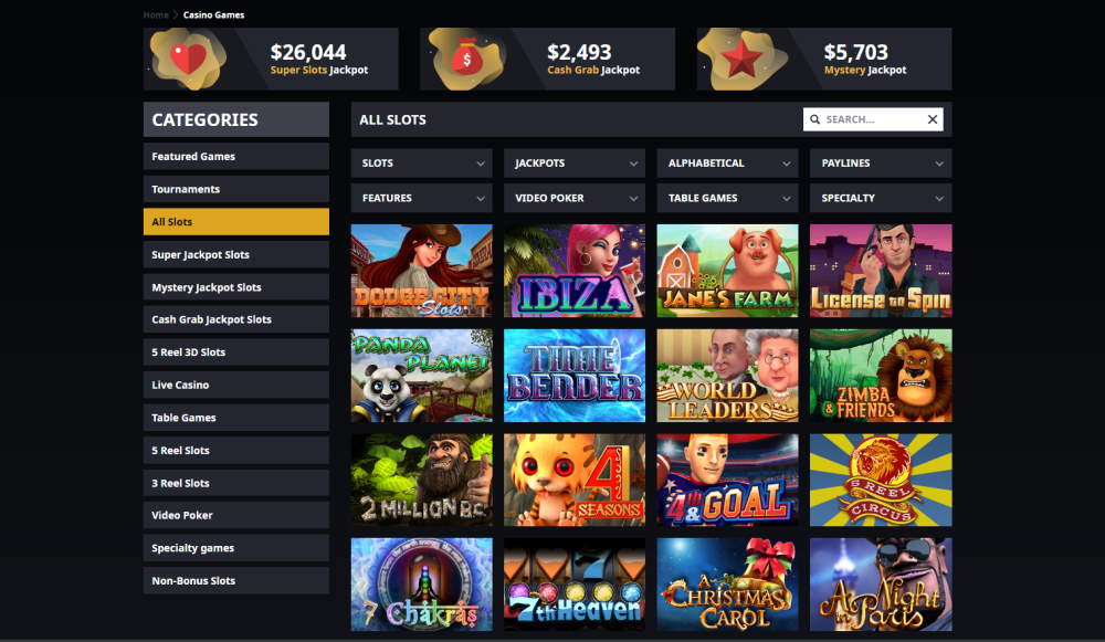 Drake Casino over 260 games for you
