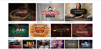 Casino Estrella Live Dealer Section. Play now!