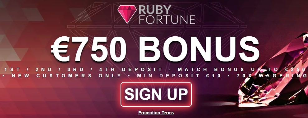 Ruby Fortune Casino Bonus