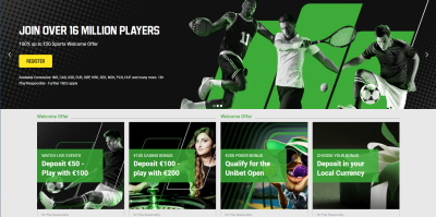 Play online casino Unibet and get bonus